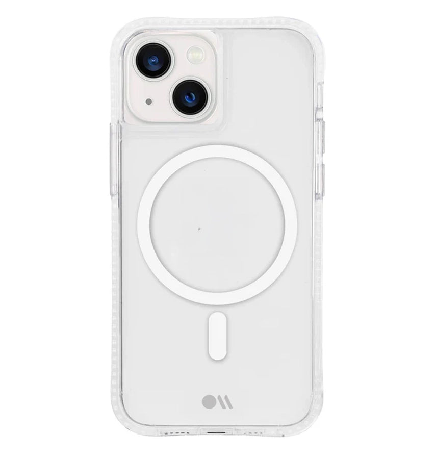 iPhone 13 Case – Clear | Case-Mate Tough Plus MagSafe Antimicrobial Cover with Impact Protection image 0