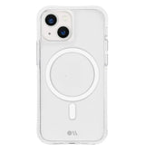 iPhone 13 Case – Clear | Case-Mate Tough Plus MagSafe Antimicrobial Cover with Impact Protection image 0