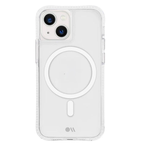 iPhone 13 Case – Clear | Case-Mate Tough Plus MagSafe Antimicrobial Cover with Impact Protection image 0