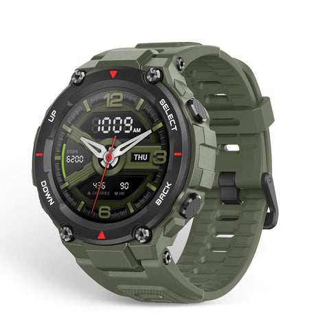 Amazfit T - Rex Army Green Sport Band - Heavy - Duty TPU, Sweatproof, Adventure - Ready Design image 0