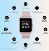 Amazfit Bip S Smartwatch – Pink | Lightweight Fitness Tracker, 40-Day Battery, Heart Rate &amp; Sleep Monitoring image 1