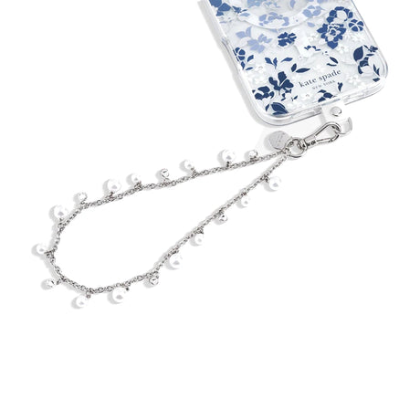 Kate Spade Phone Charm Wrist Strap – Dazzling Pearl | Chic Detachable Strap with Pearl Accent & Secure Fit for Everyday Use image 0