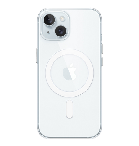 iPhone 15 Magsafe Case - Clear | Shockproof Protection, 2mm Hard Back Cover image 0