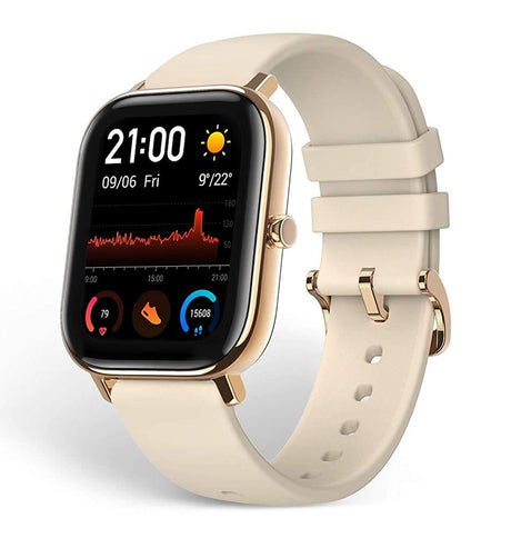 Amazfit GTS Gold Band - Fashionable Metallic Accent, Durable Material, Easy - Install Design image 1