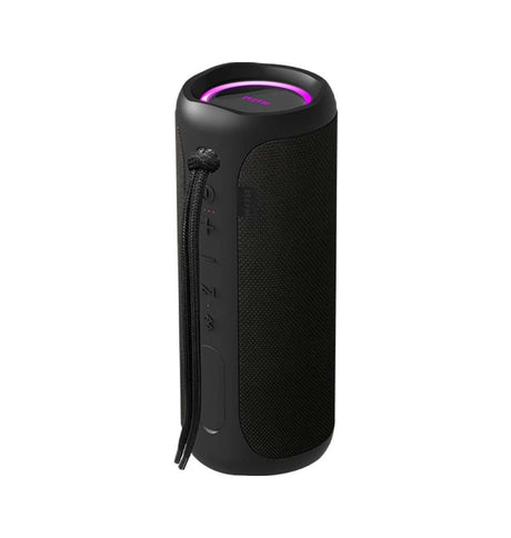 EFM Austin Pro Mini Bluetooth Speaker – Phantom Black | LED Color Glow, Waterproof, Stereo Sound image 0