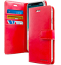 iPhone 12/12 Pro Mercury Bluemoon Wallet Case - Classic Red | Magnetic Closure Flip Cover with 3 Card Slots image 0