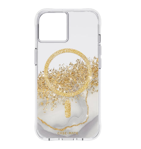 iPhone 14 Case – White | Case-Mate Karat Marble Cover with Stylish Finish & Slim Design image 0