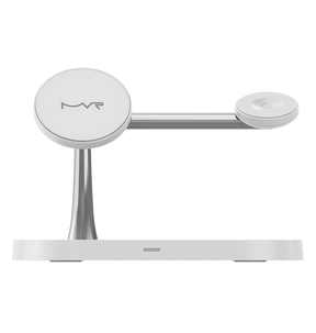 DC-3W MVR 4 in 1 Portable Multi-Device Wireless Charger - White image 0
