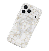 iPhone 17 Pro Max Floral Gems MagSafe Case – Gold | Case-Mate Stylish Protective Cover with Slim, Durable & Drop Protection image 1