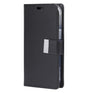 iPhone iPhone 6/6s/7/8/ SE (2nd Gen) Mercury Rich Diary Wallet Flip Case - Black | Soft Touch Protective Cover image 0