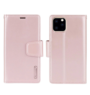 iPhone 16 Wallet Case - Rose Gold | Hanman Leather Magnetic Detachable Flip Cover image 0