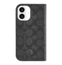 iPhone 16 Folio Case – Signature Charcoal | Coach Premium Protective Cover with Slim, Stylish & Durable Design image 0