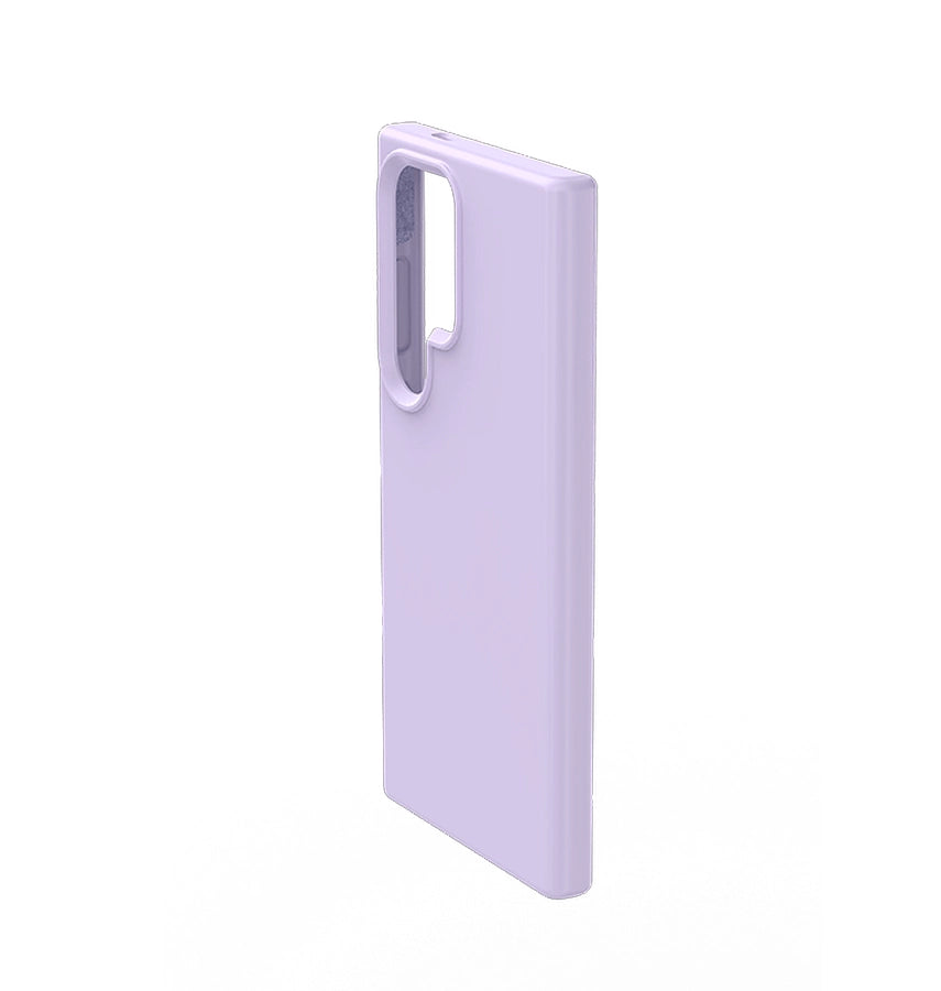 Samsung S25 Ultra Liquid Silicone Case - Lavender | MVR Soft-Touch Slim Protective Cover with Shock Absorption image 1