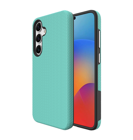 Samsung Galaxy S25 MagSafe Case - Mint | Triangle Texture Rugged Shockproof Cover image 0