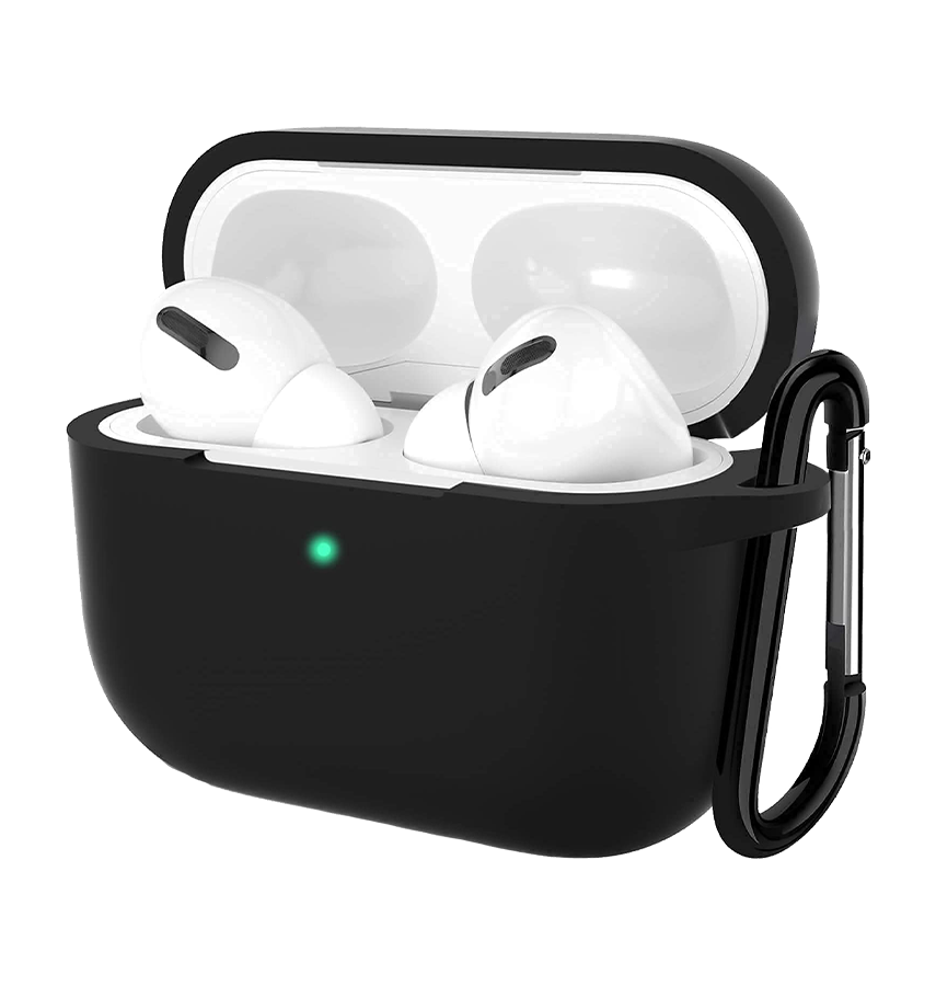 AirPods Pro/Pro 2 Silicone Protective Case - Black image 0