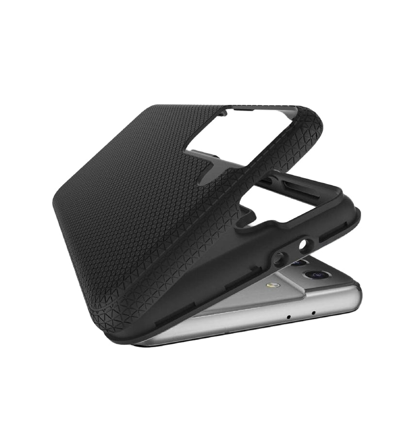 Samsung S21 Triangle Case - Black | Slim Protective Cover with Geometric Design & Shock Resistance image 1