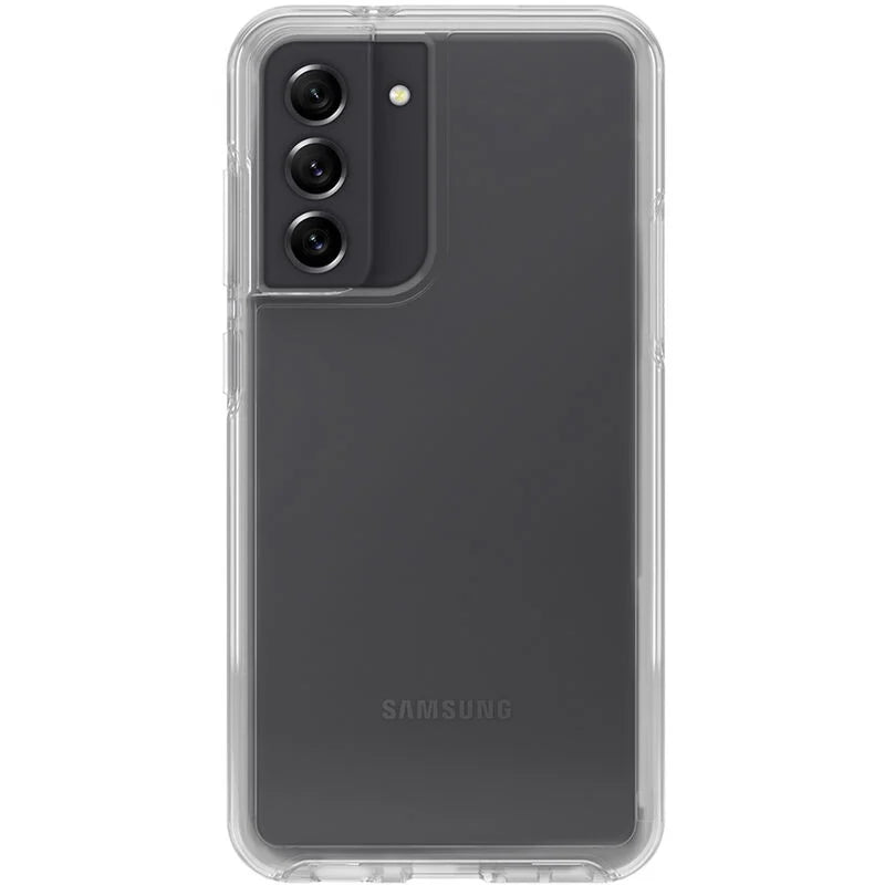 Samsung S21 Case - Clear | FE OtterBox Symmetry Series, Scratch-Resistant Rugged Protective Back Cover image 1