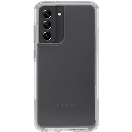 Samsung S21 Case - Clear | FE OtterBox Symmetry Series, Scratch-Resistant Rugged Protective Back Cover image 1