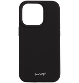 iPhone 15 Pro Max MVR Liquid Silicone Case - Black | Soft Touch Protective Cover image 0