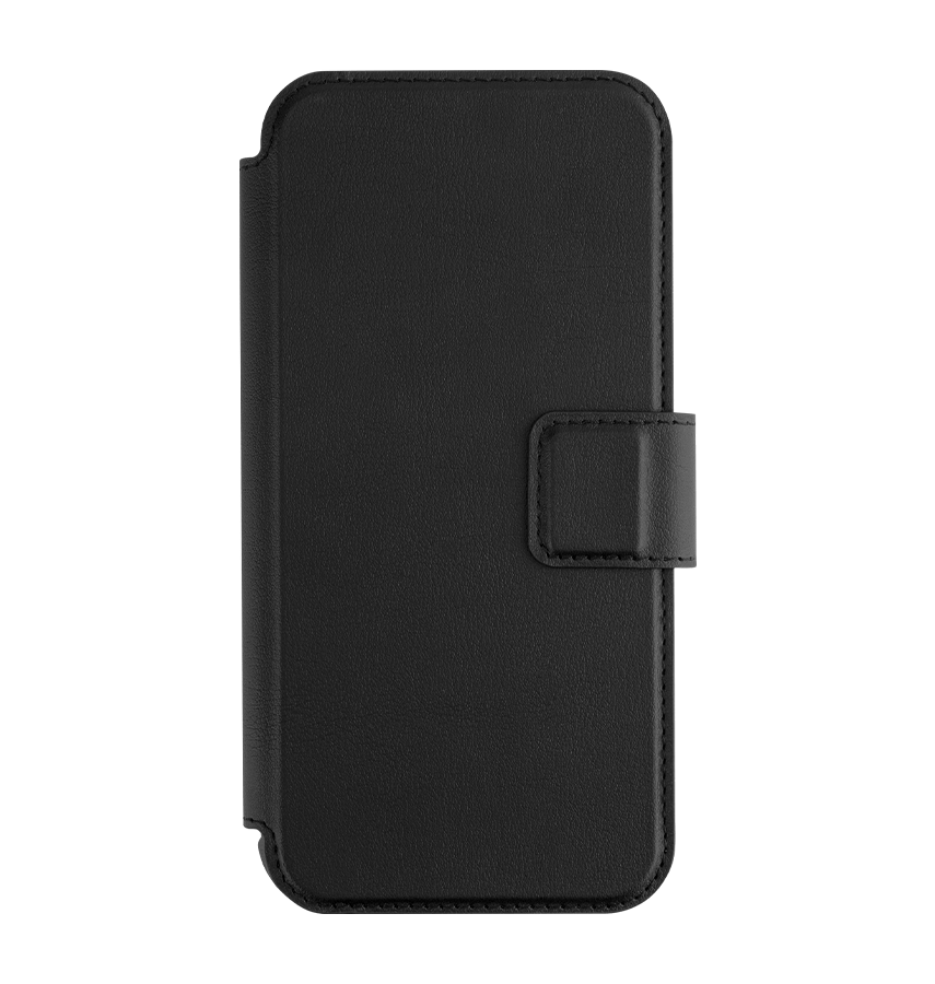 iPhone 16 Pro Wallet Case - Black | MVR Luxe Guard MagSafe Detachable Flip Cover image 0