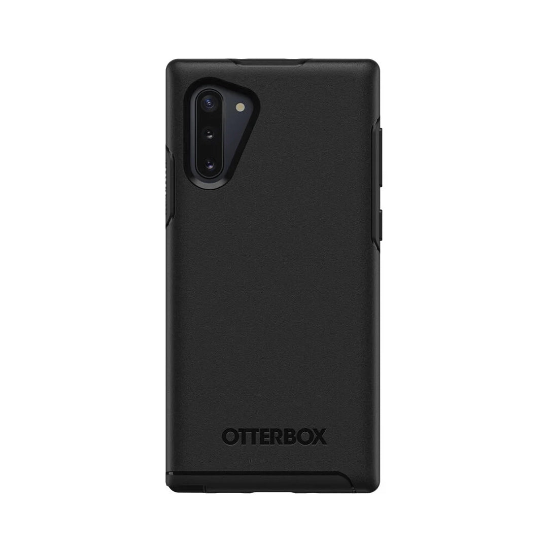 Samsung Note 10 Symmetry Case – Black | OtterBox Slim Protective Cover with Shockproof & Scratch-Resistant Design image 0