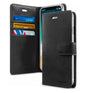 iPhone 16 Plus Wallet Case – Black | Goospery Mercury Bluemoon Elegant Flip Cover with Magnetic Closure & Wallet Function image 0