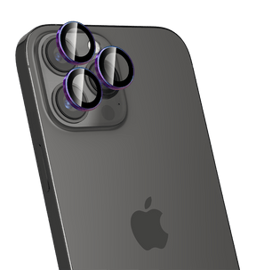 iPhone 16 Pro/16 Pro Max MVR Sapphire Camera Armour Lens - Iridescent | Scratch-Resistant, Perfect Fit Design image 0