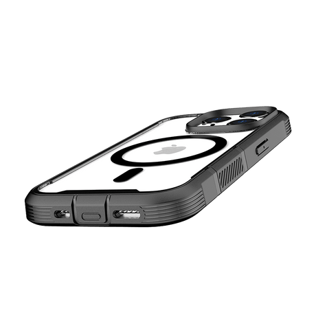 iPhone 16 Pro Max Case - Black | MVR Robust 360° Full Protection, Scratch Resistant Back Cover image 3