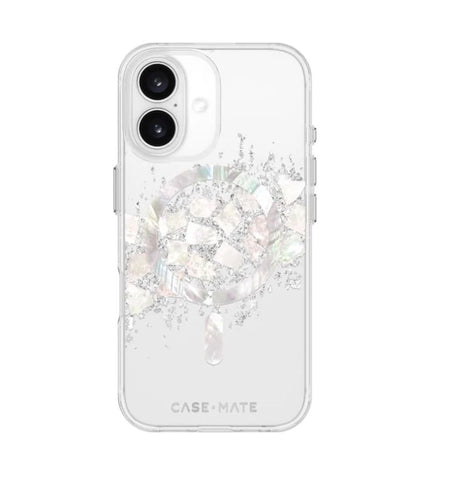 iPhone 16 Magsafe Case - Pearl Luxe | Case-Mate Twinkle Color – Shifting MagSafe Gradient Back Cover image 0