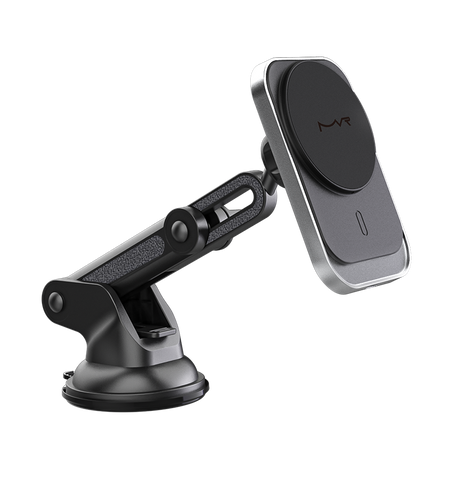MVR T3 Car Phone Holder - Dual – Tone White | Magsafe 15W Fast Wireless Charging image 1