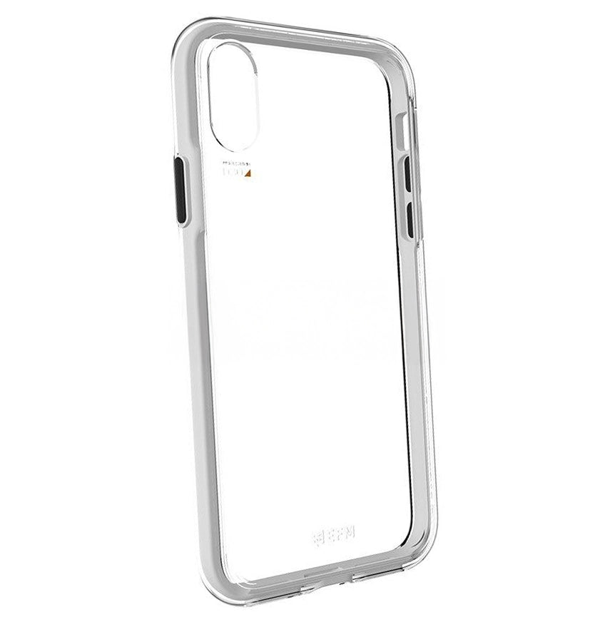 iPhone XS Max Case – Clear/White | EFM Aspen D30 Armour Cover with Shock Absorption & Slim Design image 0