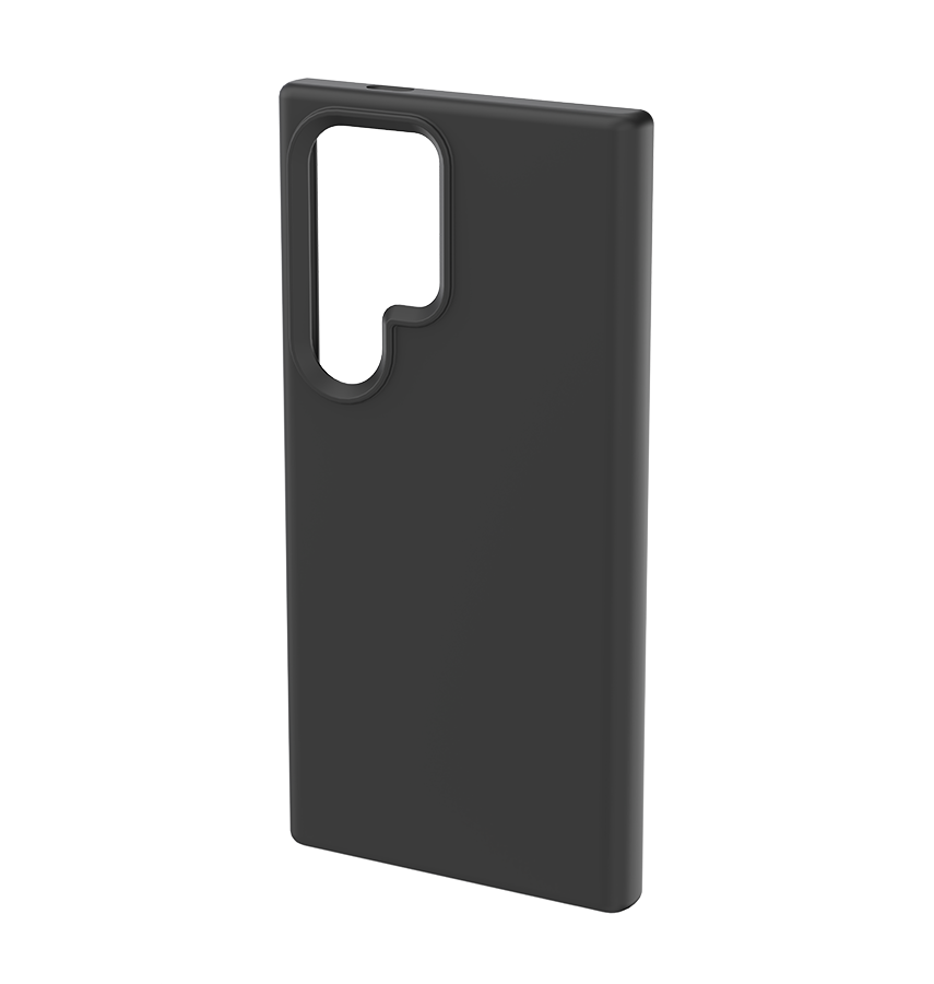 Samsung S24 Ultra MVR Liquid Silicone Case - Black | Soft Touch Protective Cover image 4