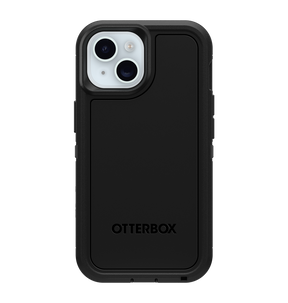 iPhone 13/14/15 Magsafe Case – Black | OtterBox Defender MagSafe Rugged Protection Back Cover image 0