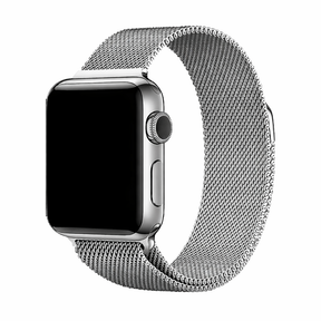 Apple Watch 38/40/41mm Milanese Metal Band – Silver | Magnetic Closure, Stainless Steel image 0