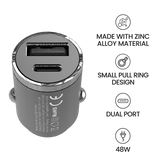 MVR Car Charger - Dual USB Quick Charge 3.0 & PD 48W Fast Charging Adapter image 5