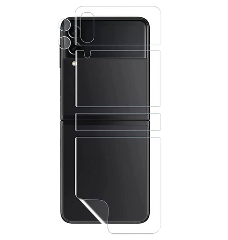 Samsung Galaxy Z Flip 4 Membrane (Front + Back) - Clear | Scratch-Resistant, Perfect Fit Design image 0