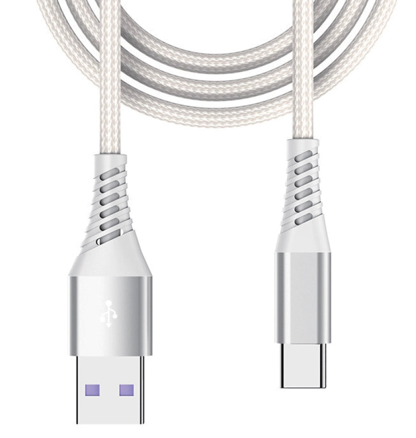 Beetle 3m USB-A to USB-C Charging Cable (M-3) - White | Long High-Speed Charging Cable image 0