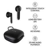 MVR Mavis Wireless Earbuds – Black | Bluetooth 5.2, 25H Playtime, Comfort – Fit & Touch Controls image 6