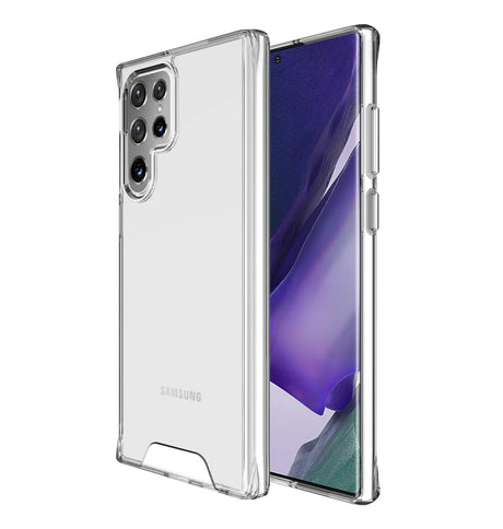 Samsung Galaxy S22 Ultra Transparent Case - Clear | Drop & Camera Protection, 2mm Hard Back Cover image 0