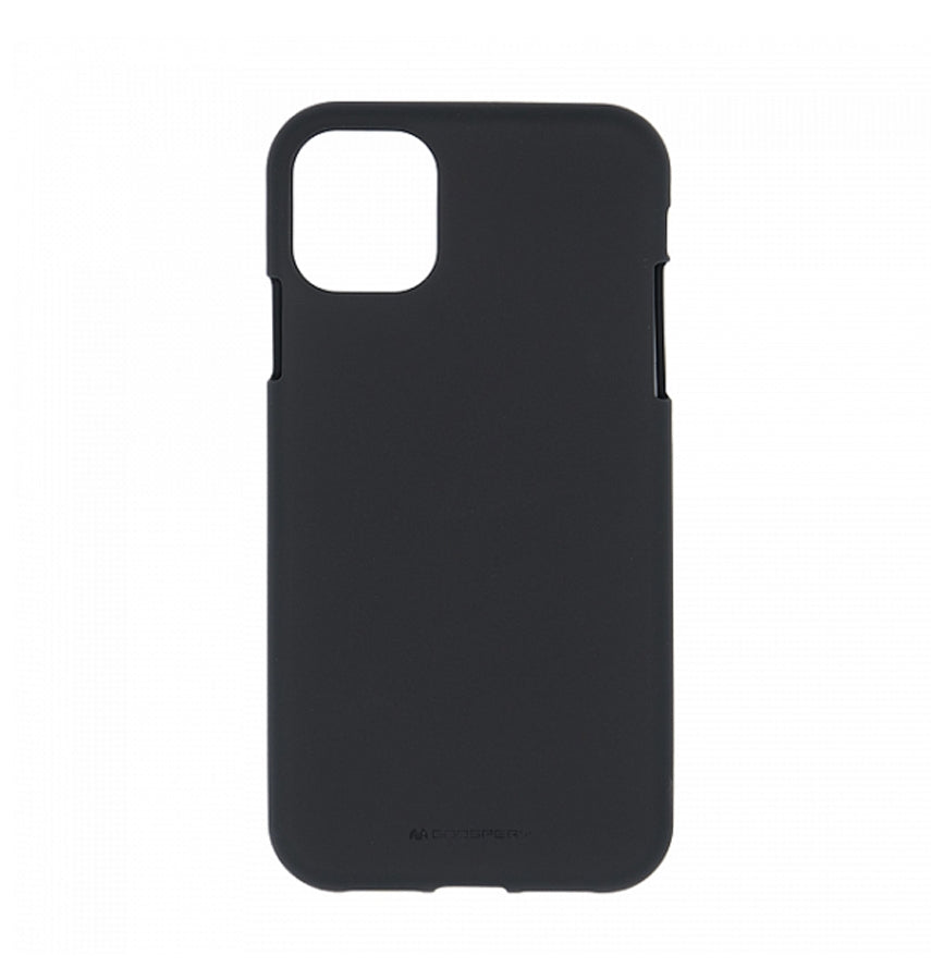 iPhone 11 Pro Max Case – Black | Goospery Mercury Soft Feeling Back Cover with Flexible TPU & Shock Absorbent Design image 0