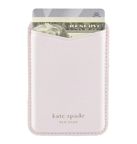 Kate Spade Magnetic Card Holder MagSafe – Pale Dogwood | Stylish & Durable iPhone Card Holder with Secure Magnetic Attachment image 0