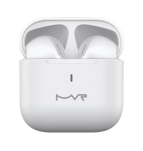 MVR Robin Mini Wireless TWS Earbuds – White | Bluetooth 5.3, 24H Playtime & Touch Controls image 0