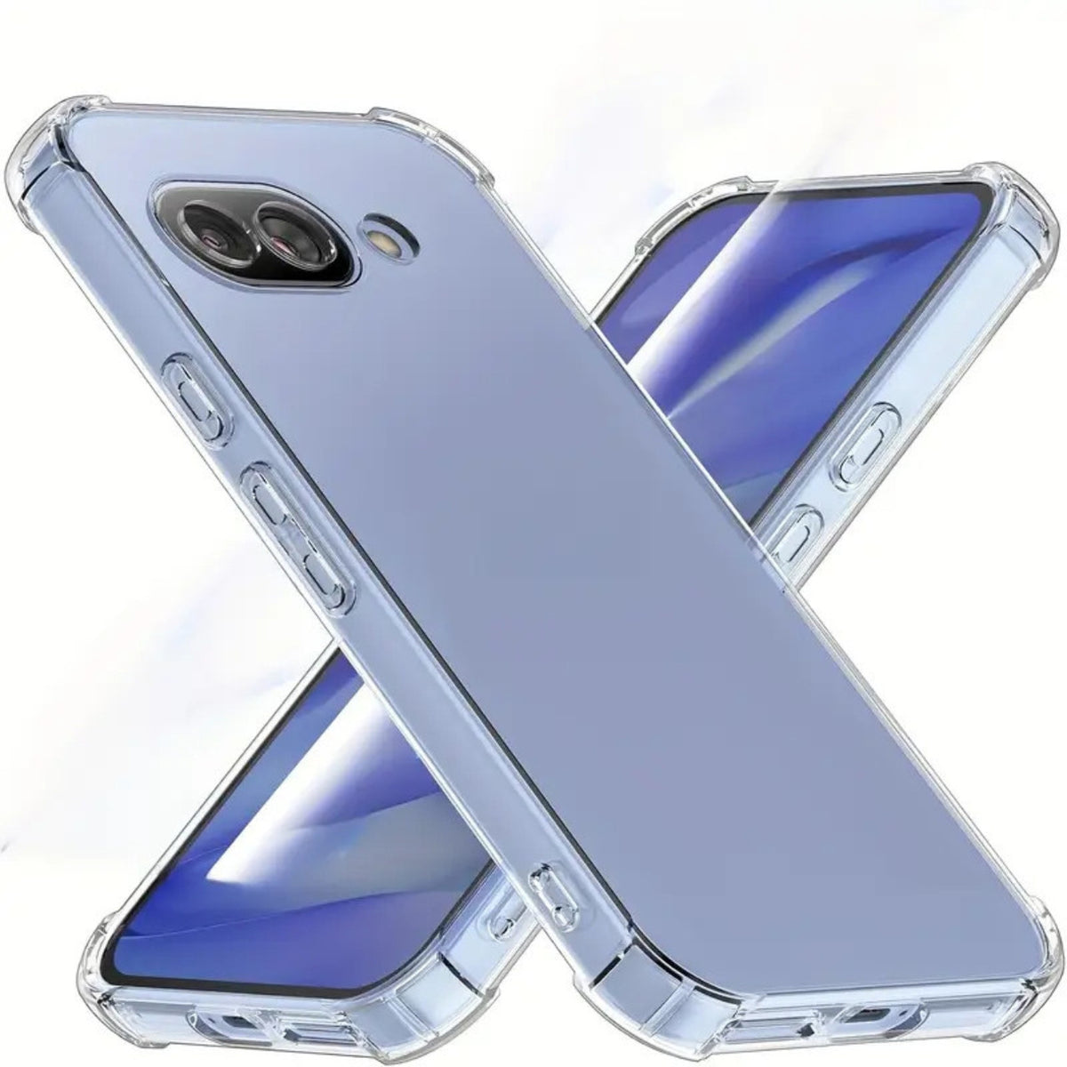 Google Pixel 9A Bumper Cover Case - Clear | 1.5mm Protective Case with Reinforced Edges
