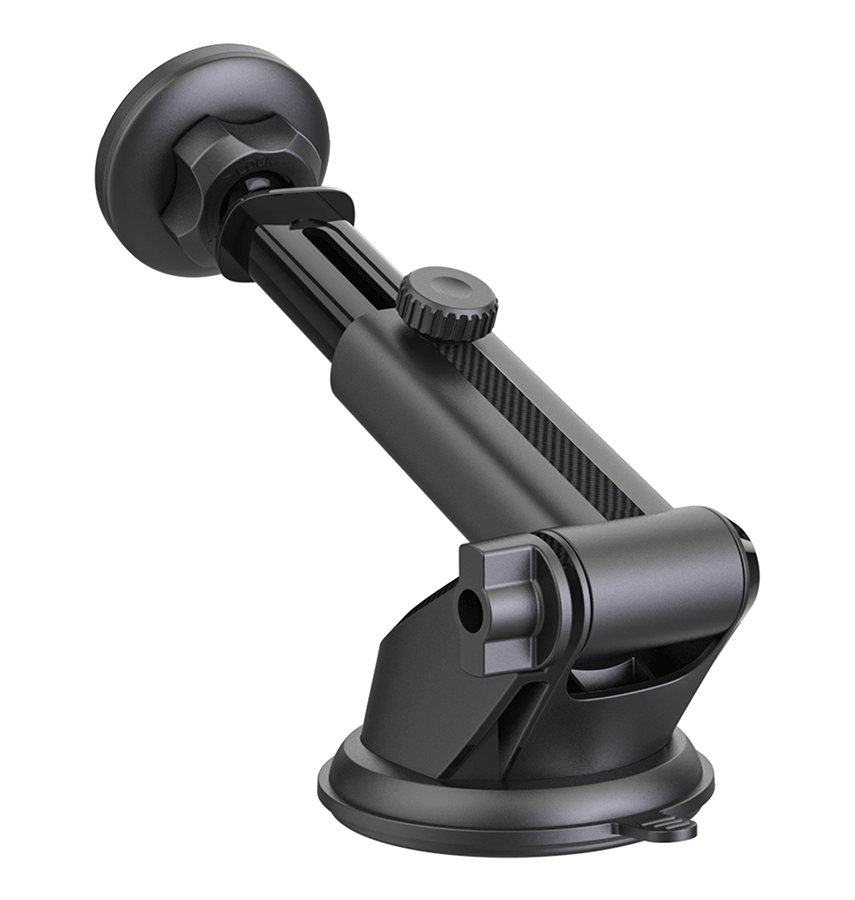 Beetle R4 Universal Car Phone Mount - Black | 10X Strong Magnetic Holder with 3M Adhesive Base & 45° Adjustable Head