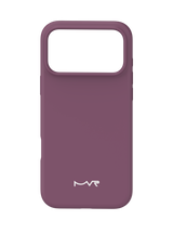 iPhone 18 Pro / 17 Pro Liquid Silicone Case - Burgundy | MVR Soft-Touch Protective Cover
