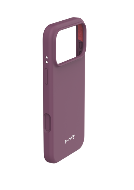 iPhone 18 Pro / 17 Pro Liquid Silicone Case - Burgundy | MVR Soft-Touch Protective Cover