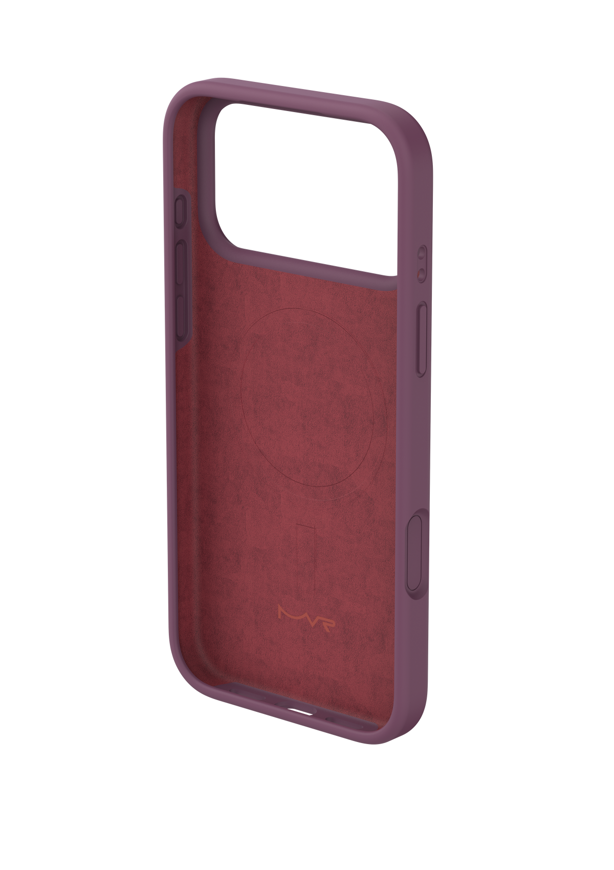 iPhone 18 Pro / 17 Pro Liquid Silicone Case - Burgundy | MVR Soft-Touch Protective Cover