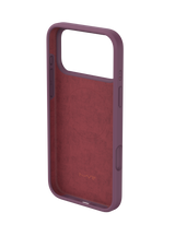 iPhone 18 Pro / 17 Pro Liquid Silicone Case - Burgundy | MVR Soft-Touch Protective Cover