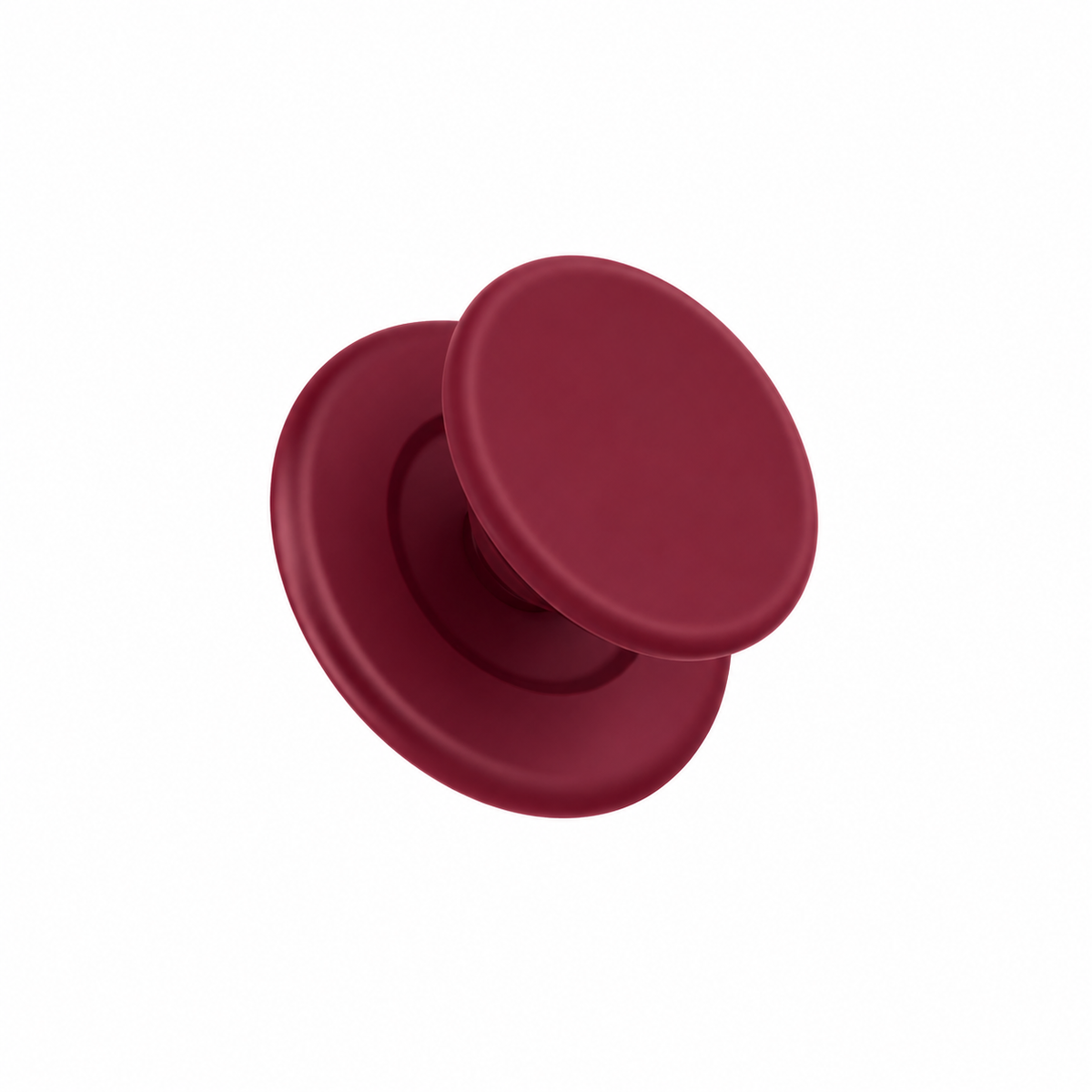 Beetle MagSafe Pop Socket - Liquid Silicone Burgundy | Collapsible Grip & Stand