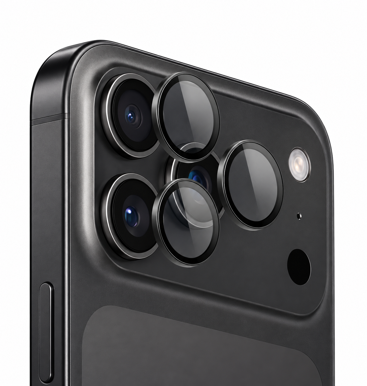 iPhone 18 Pro/18 Pro Max MVR Sapphire Camera Lens - Black | Scratch-Resistant Sapphire Glass, Precise Fit